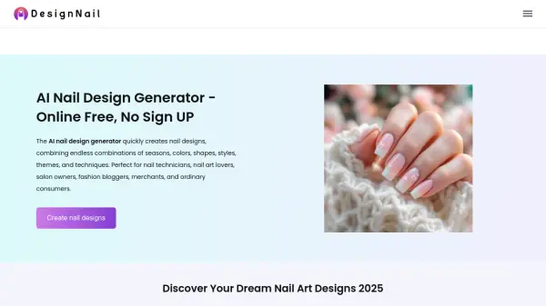 DesignTonali - AI Nail Design Generator