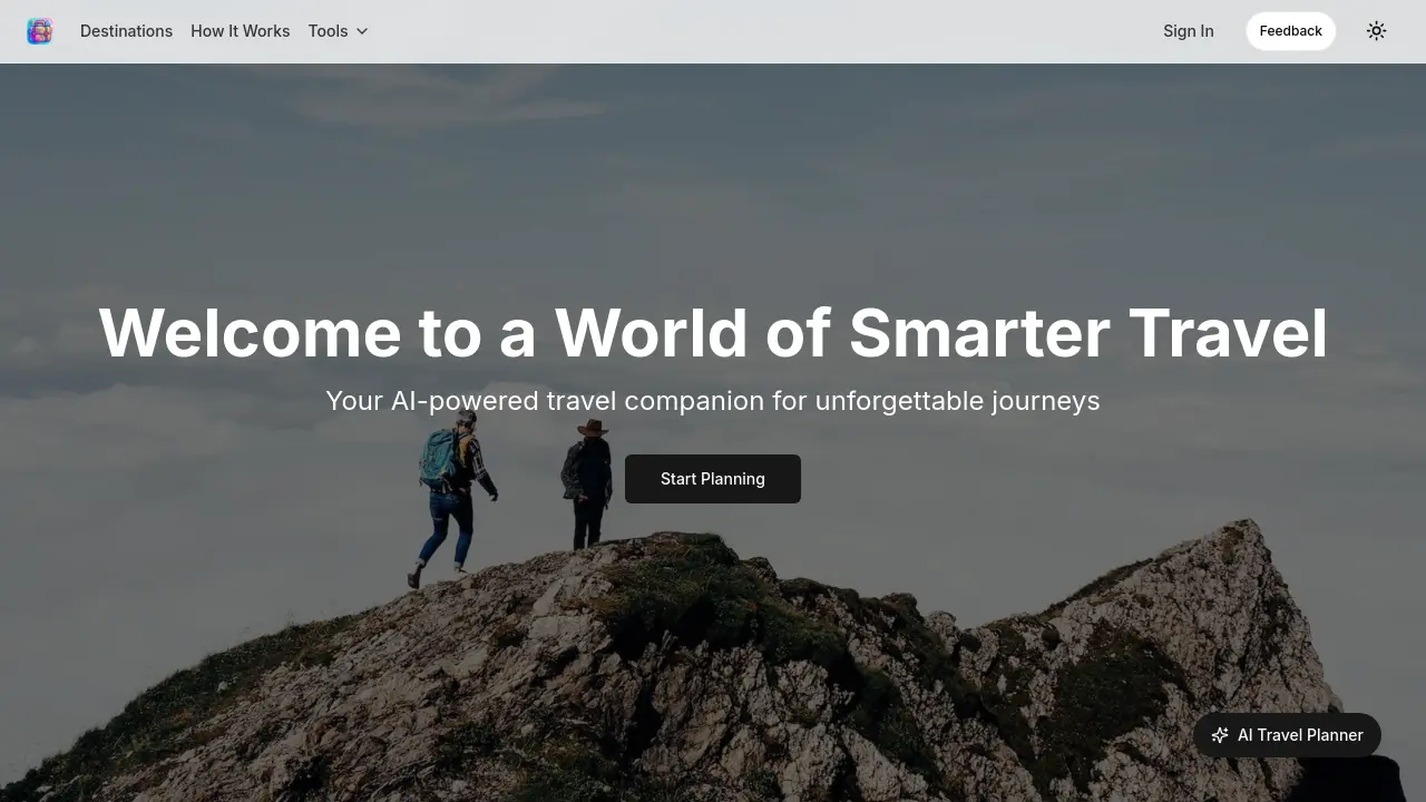Destinations AI screenshot