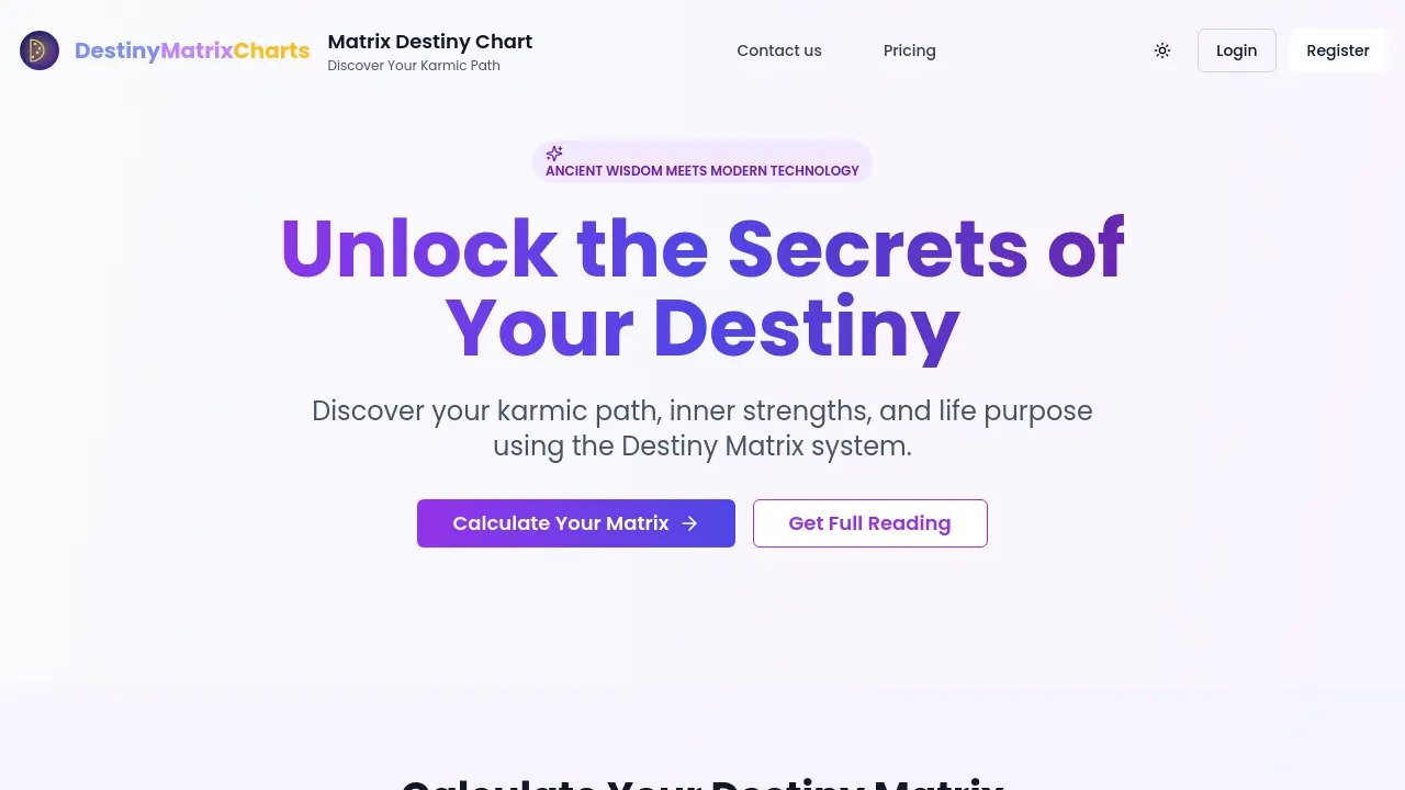 Destiny Matrix Charts - Ancient Wisdom Meets Modern Technology to ...