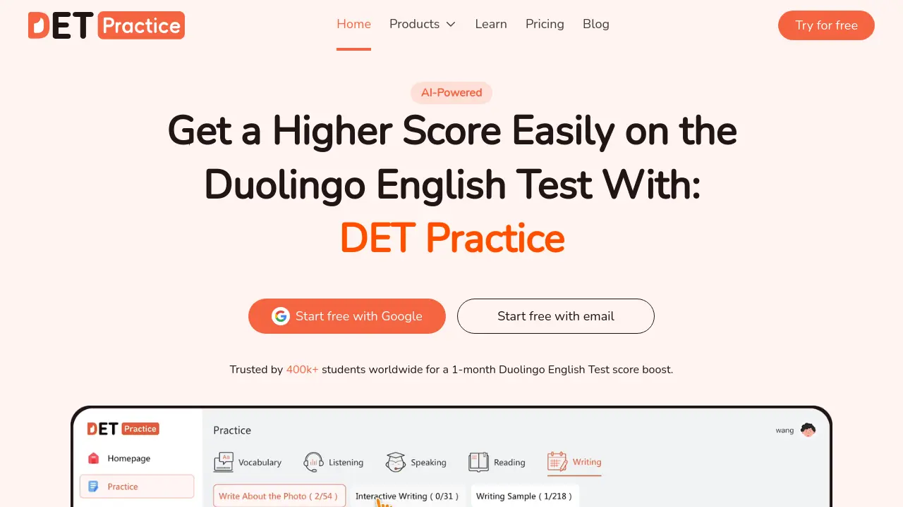 DET Practice - Achieve Excellence with Our Extensive Question Bank ...
