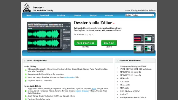 Dexster Audio Editor