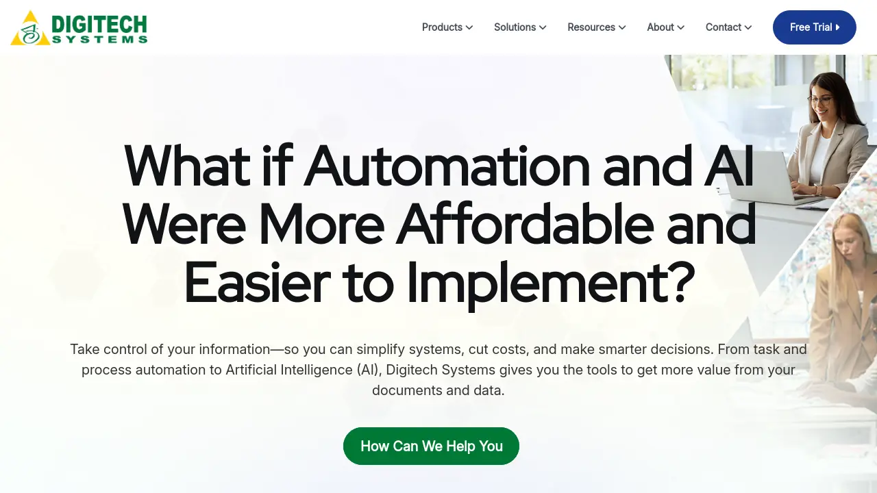 Digitech Systems - Automation and AI for smarter information management