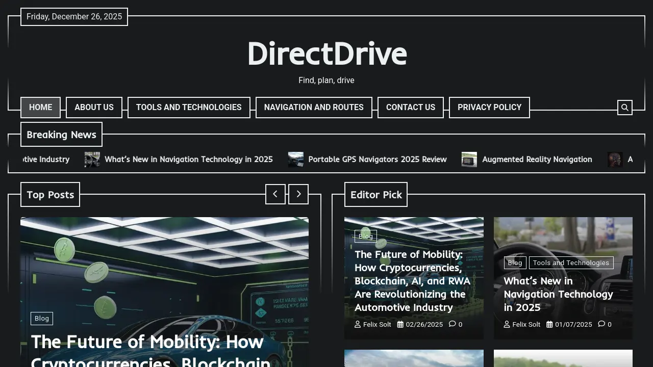 DirectDrive - Find, plan, drive with modern navigation solutions