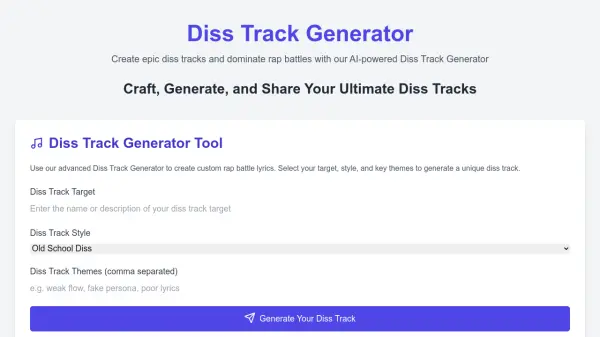 Diss Track Generator