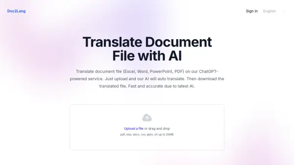Doc2Lang