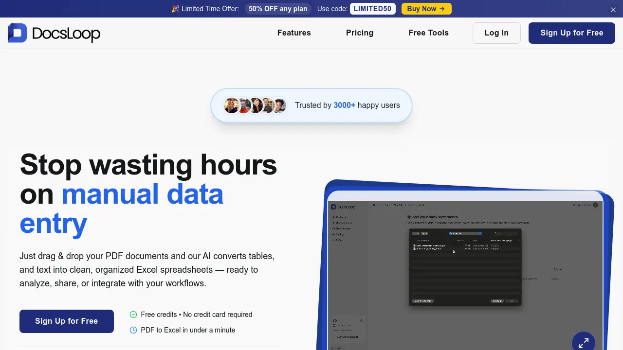 DocsLoop - Stop wasting hours on manual data entry