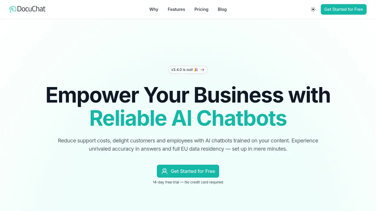 DocuChat - Empower Your Business with Reliable AI Chatbots