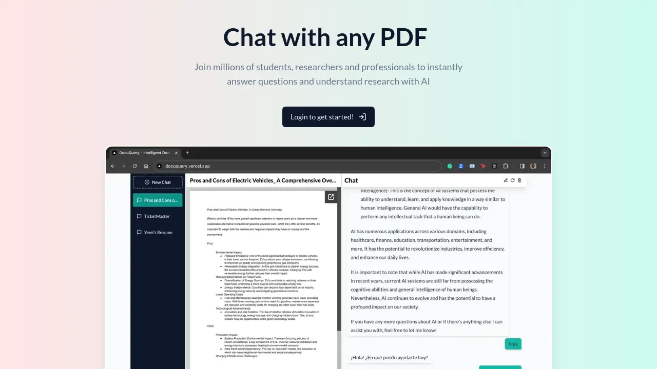 DocuQuery screenshot