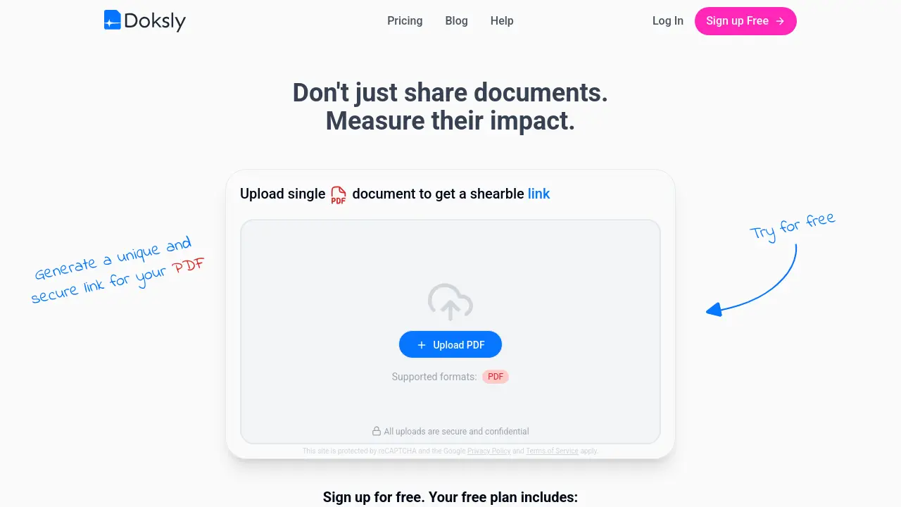 Doksly - Secure Document Sharing with Real-Time Analytics
