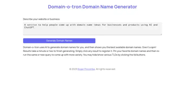 Domain-o-tron