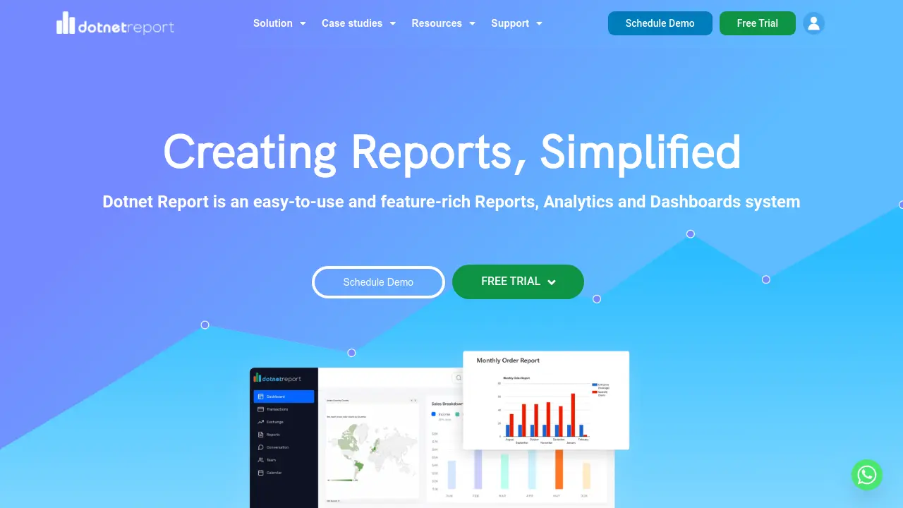 Dotnet Report - Customizable Reporting and Analytics for .NET Applications