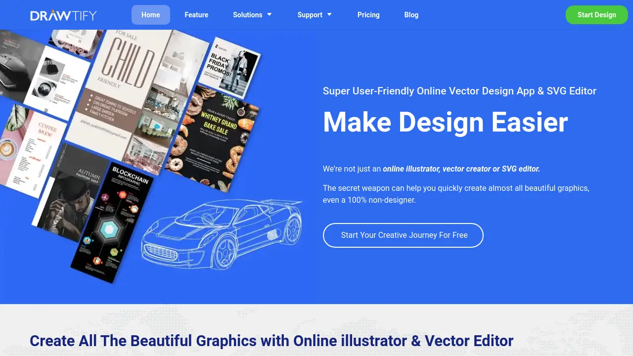Drawtify - Super User-Friendly Online Vector Design App & SVG Editor