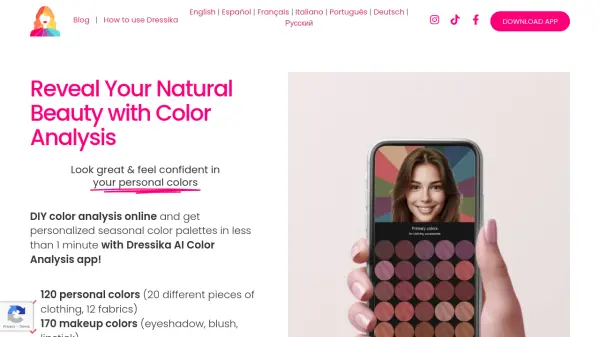 Dressika AI Color Analysis