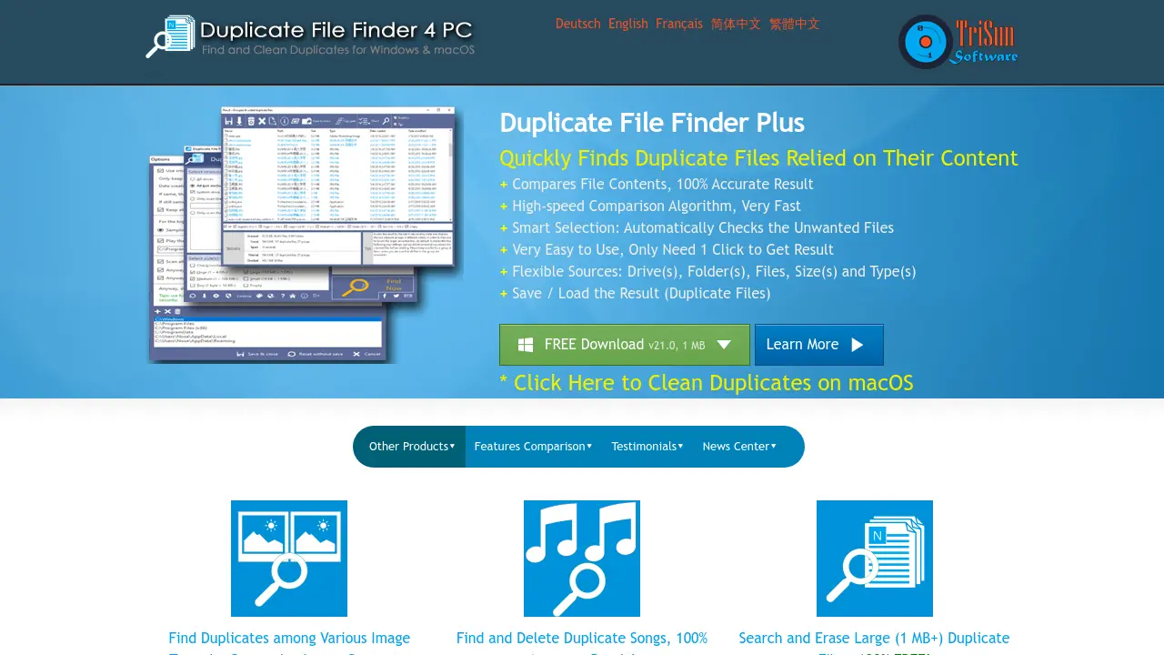 Code Datatools Duplicate Duplicate File Finder Plus - Quickly Finds Duplicate Files Relied on ...
