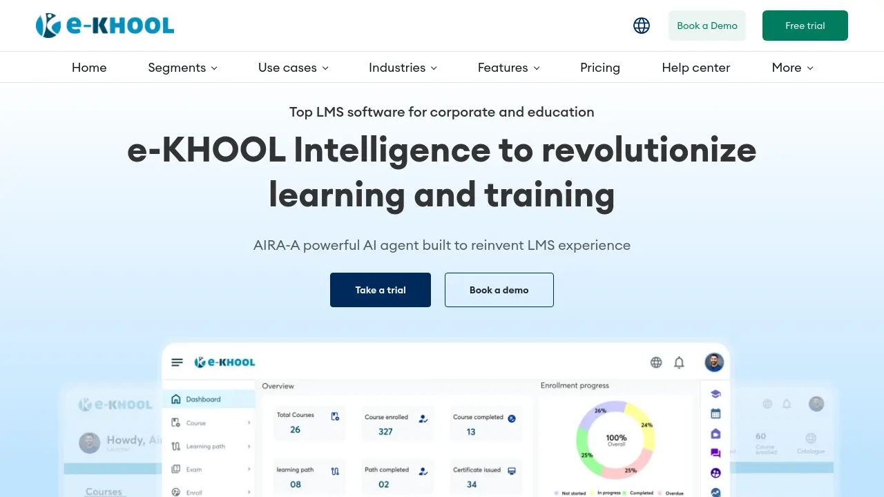 e-KHOOL - AI-powered Learning Management System for corporate and ...