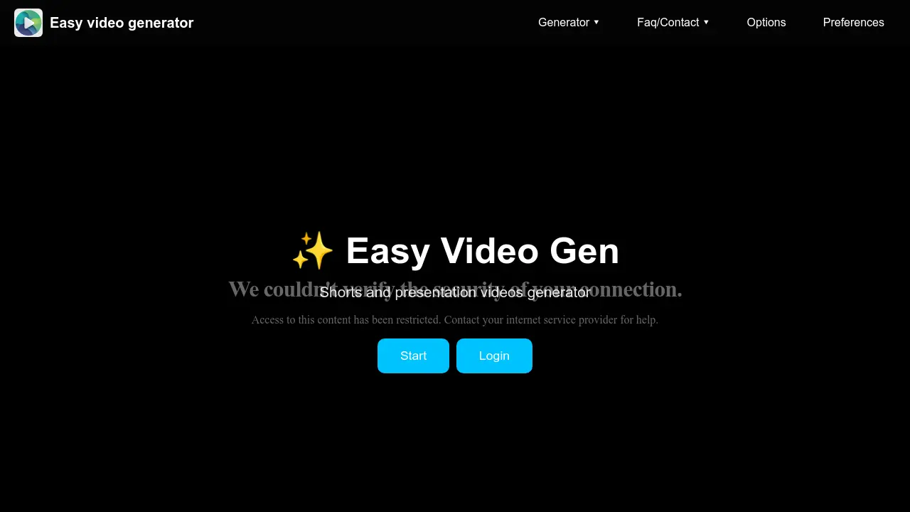 Easy Video Generator screenshot