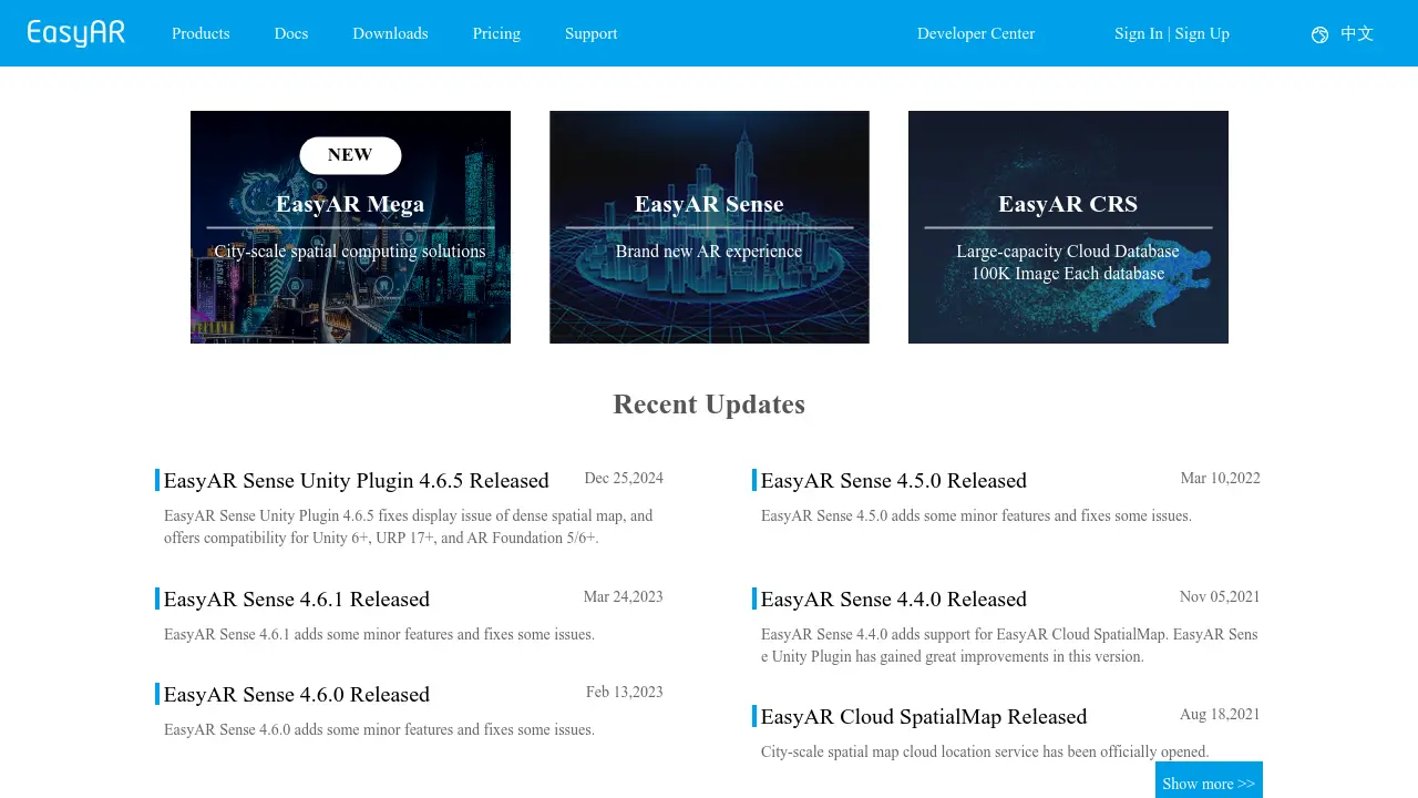 EasyAR - Spatial Computing Platform Connecting Everything