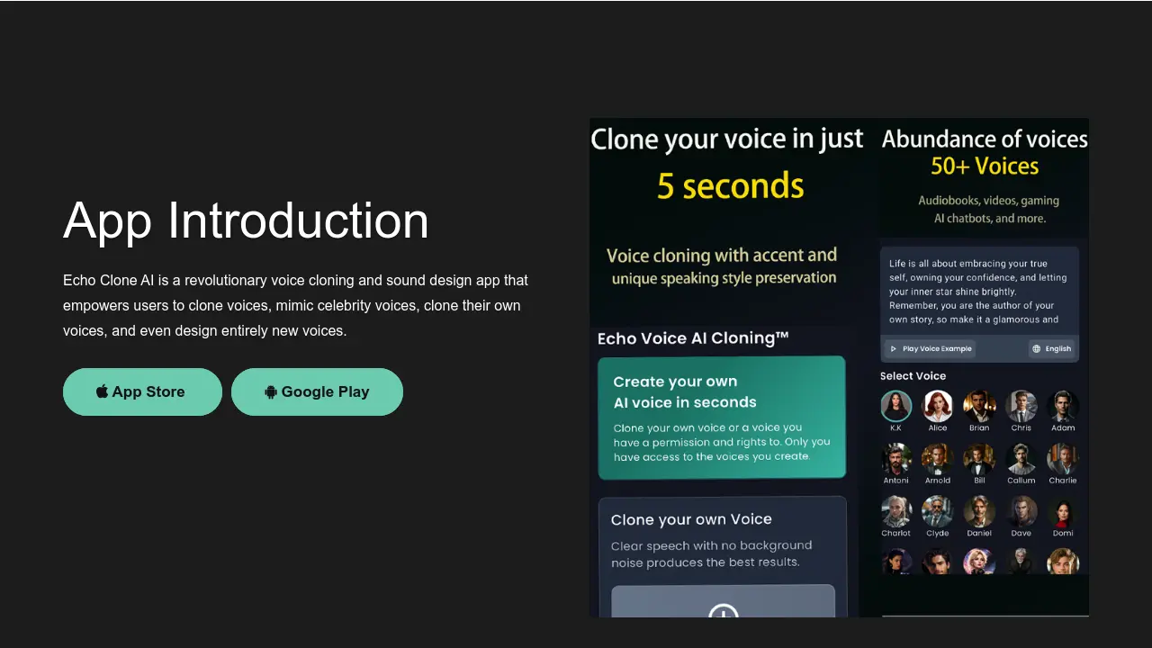 Echo Clone AI screenshot