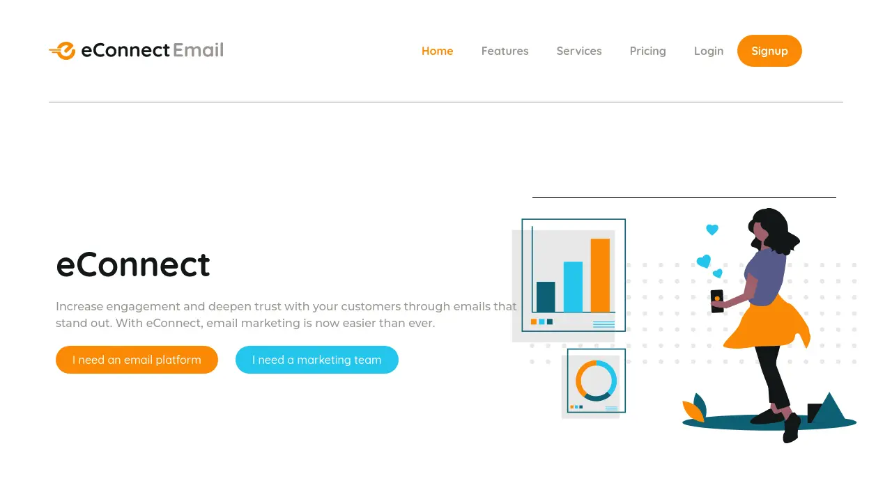 eConnect Email - Email marketing made easy with AI-powered engagement