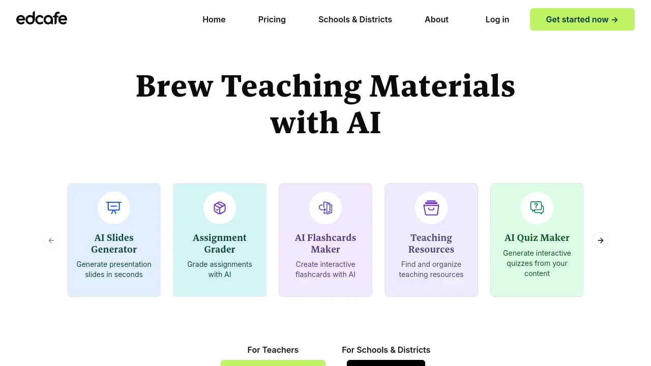 Edcafe AI screenshot