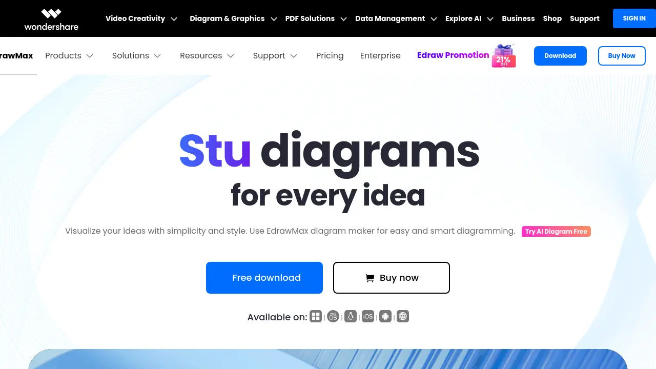 EdrawMax - Stunning Diagrams for Every Idea