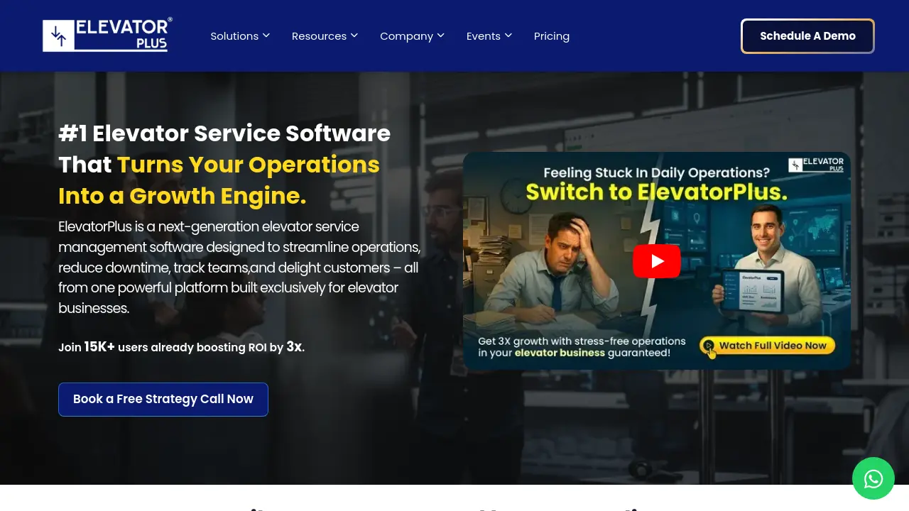 ElevatorPlus - Automate Your Entire Elevator Business Operations