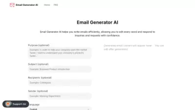 Email Generator AI