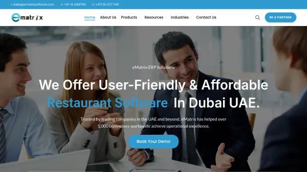 eMatrix ERP Solutions