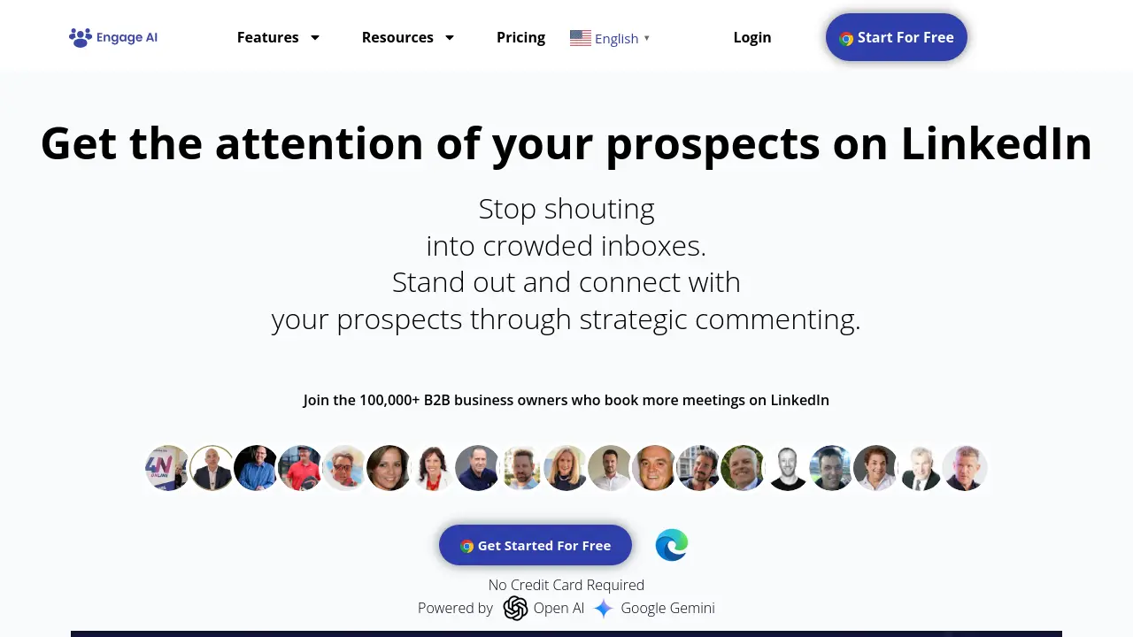 Engage AI - Get the attention of your prospects on LinkedIn