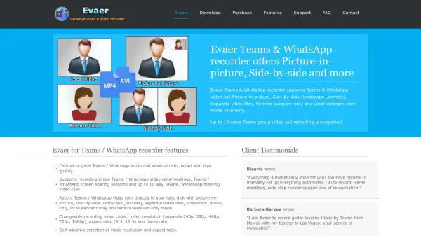 Evaer Teams & WhatsApp Recorder