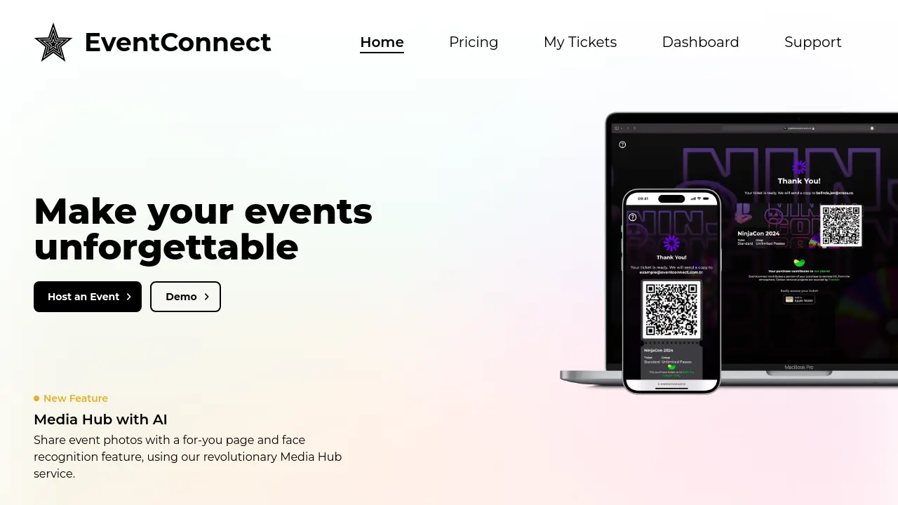 EventConnect - Simplify Event Ticketing and Management with AI Features