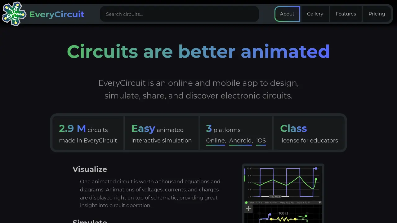 EveryCircuit - Design, simulate, share, and discover electronic ...