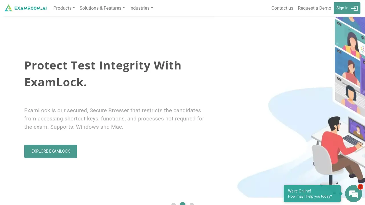 ExamRoom.AI - Secure and Scalable Online Proctoring Solutions