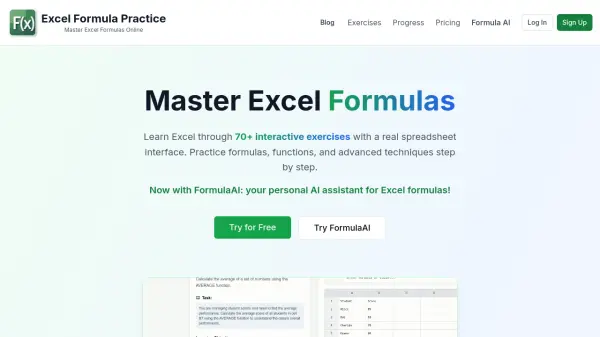 Excel Formula Practice