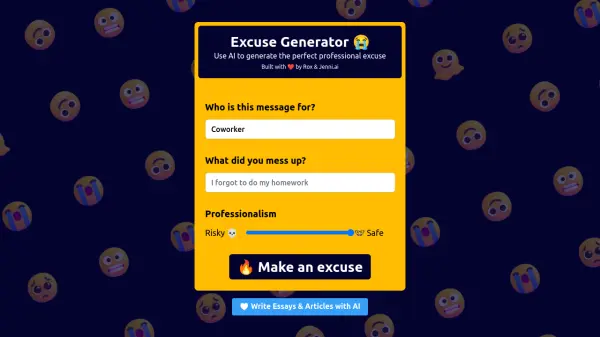 Excuse Generator