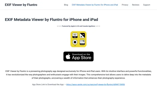 EXIF Viewer by Fluntro