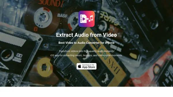 Extract Audio from Video⁺