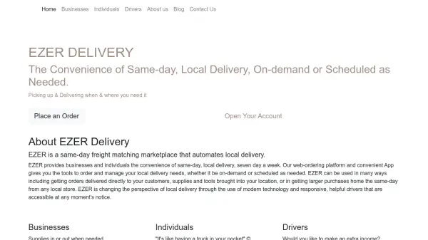 EZER Delivery