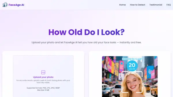 FaceAge AI