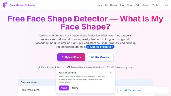 faceshapedetector.app