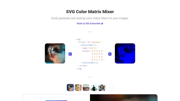 feColorMatrix
