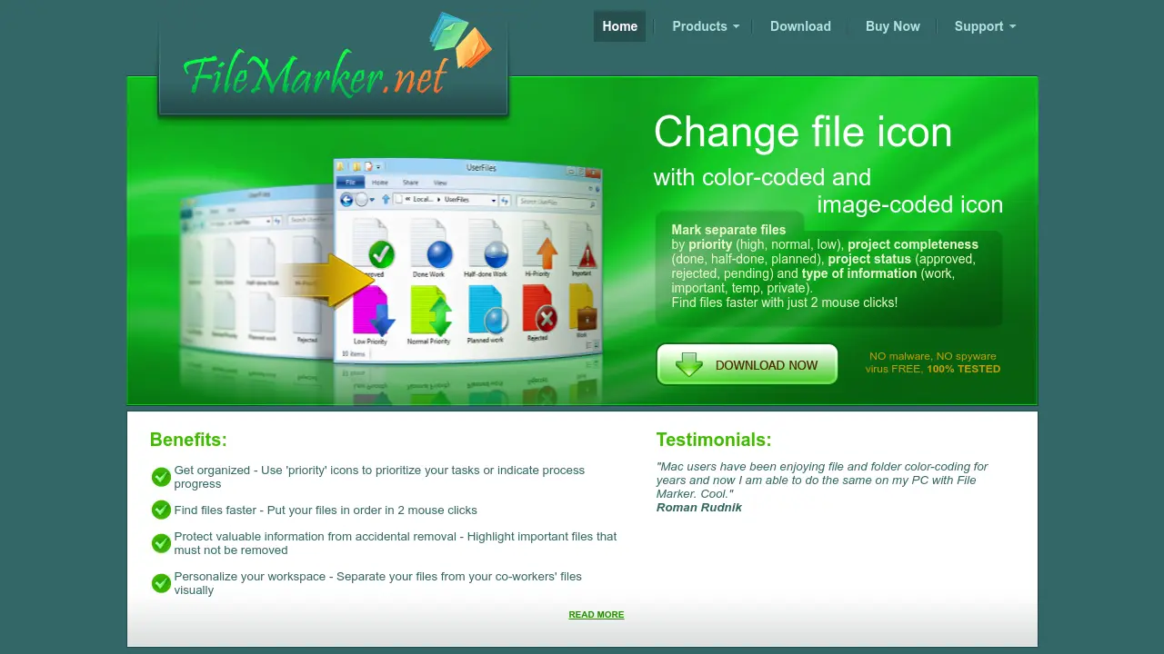 Prioritize Files FileMarker.NET - Organize and prioritize files with customizable color ...