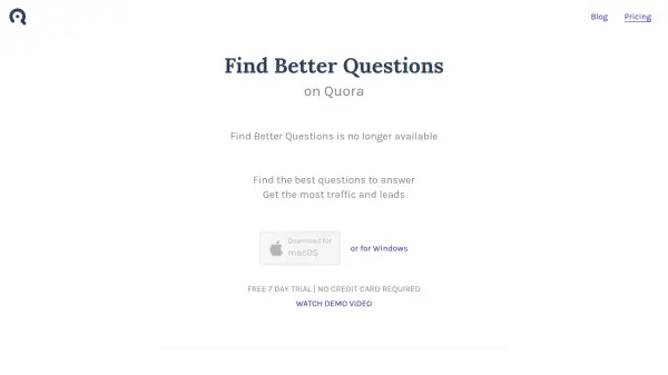 Find Better Questions