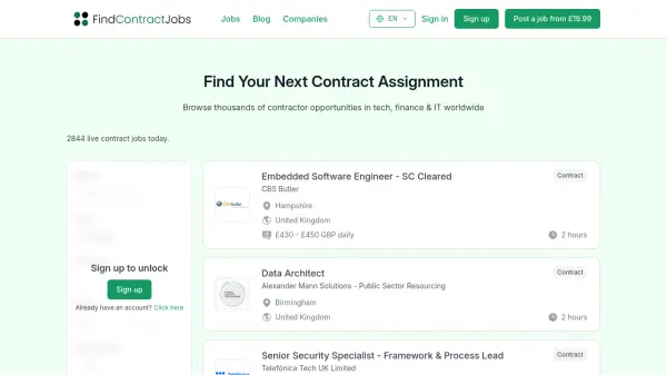 Find Contract Jobs