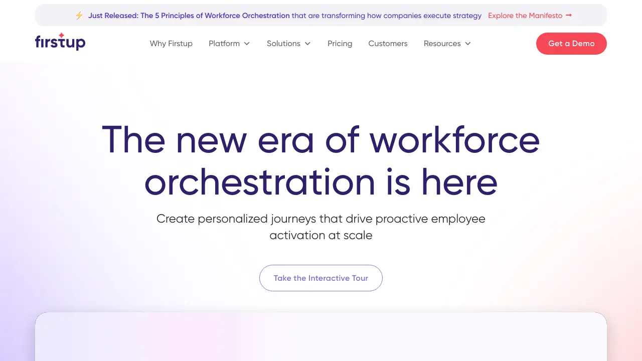the future of workforce orchestration: nowsta pulse @... Firstup - The new era of workforce orchestration is here
