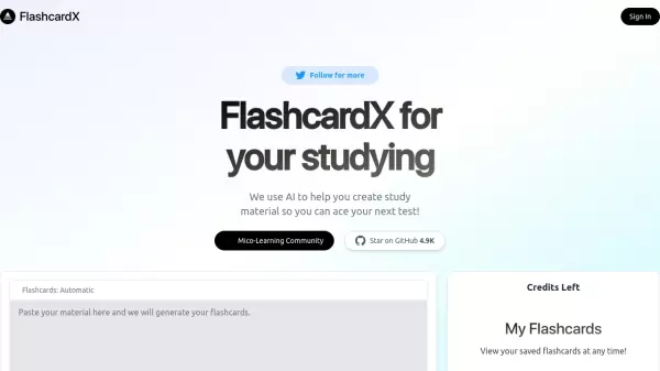 FlashcardX