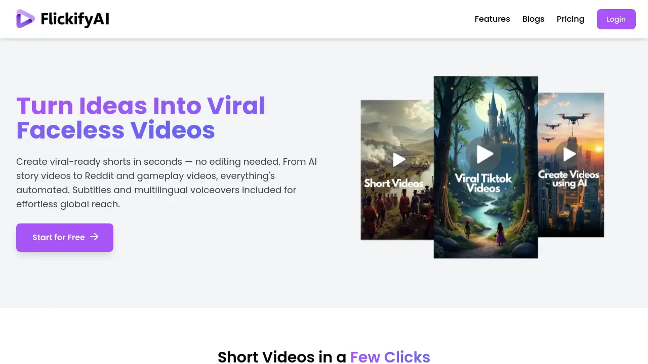 Flickifyai screenshot