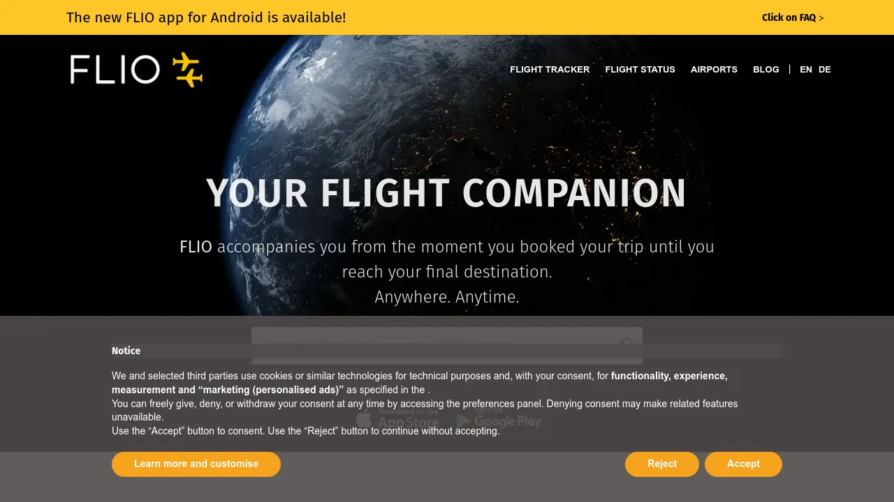FLIO - Your Flight Companion for Real-Time Travel Updates and Airport ...