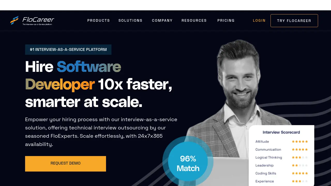 FloCareer - Hire Software Developers 10x faster, smarter at scale.