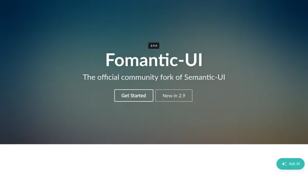 Fomantic-UI